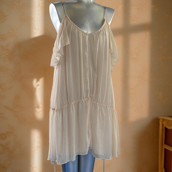 H&M Tops - H&M Elegant Cream Off-Shoulder Dress Gently Worn Size 6